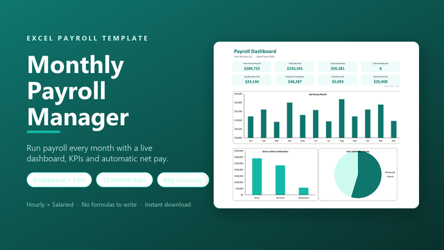 Monthly Payroll Manager