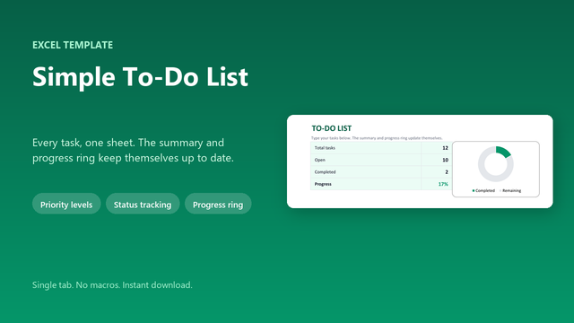 Simple To-Do List